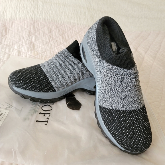 New Hypersoft Sneaker Gray Size 5.5 - Picture 2 of 6